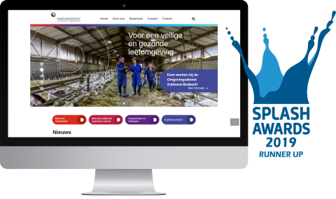 Prijswinnende website van Cipix internetbureau voor omgevingsdienst